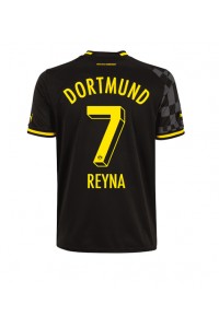 Fotbalové Dres Borussia Dortmund Giovanni Reyna #7 Venkovní Oblečení 2022-23 Krátký Rukáv